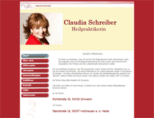 Tablet Screenshot of heilpraxis-schreiber.de